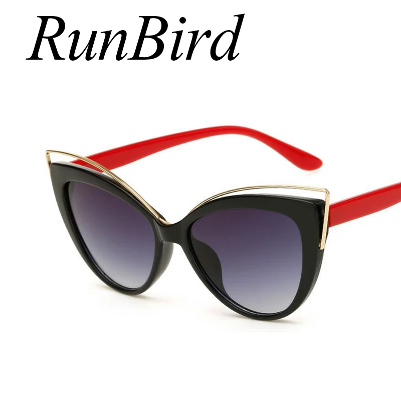 Солнцезащитные очки кошачий глаз женские модные классические брендовые