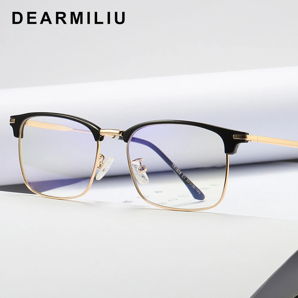 DEARMILIU TR90 рамка квадратный анти синий свет блокирующие очки led чтение радиационно