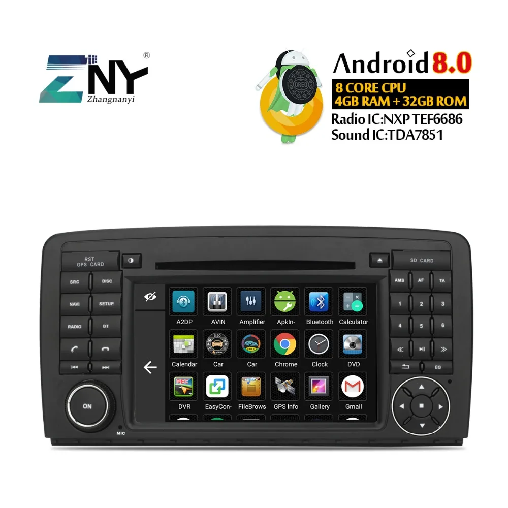 7 "ips android-автомобильный DVD gps для Benz R Class W251 R280 R300 R320 R350 R500 автомобильное стерео