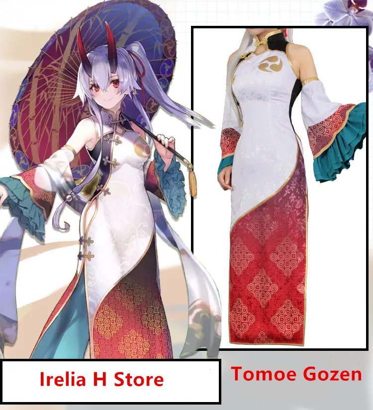 Новинка! Томоэ гозен ФГО Косплей Fate Grand/заказ cheongsam новогодний карнавальный