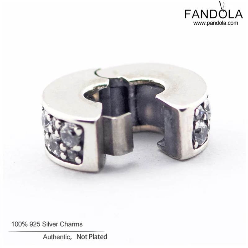 Мода 925 пробы серебро Ясно CZ яркая элегантность браслет-Бусы Подходит Pandora Подвески браслет серебро 925 ювелирных изделий
