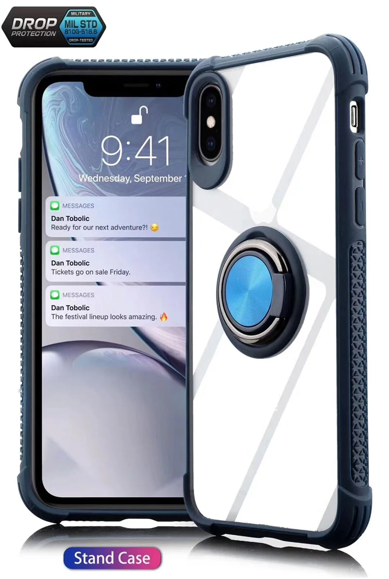 100 шт антидетонационный Прозрачный чехол для iPhone X XS XR MAX 6 7 8 Plus для samsung S10 plus для huawei P30 pro чехол s