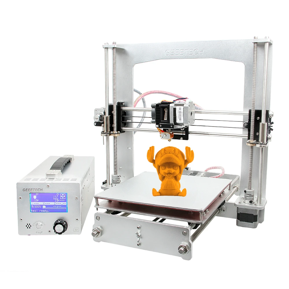 Geeetech 3d принтер DIY Kit Новейший алюминиевый Reprap Prusa i3 высокоточный с бесплатным ЖК-дисплеем