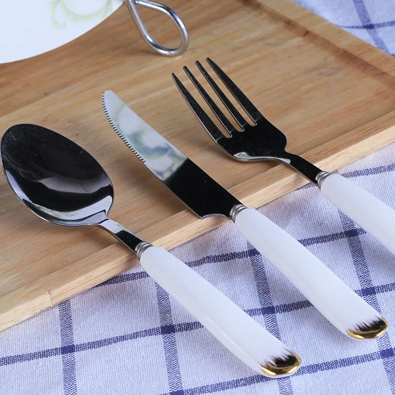

GLLead European Top Grade Bone China Dinner Set Service Tableware Home hotel steak plates And Coffee Cup Saucer Dinnerware