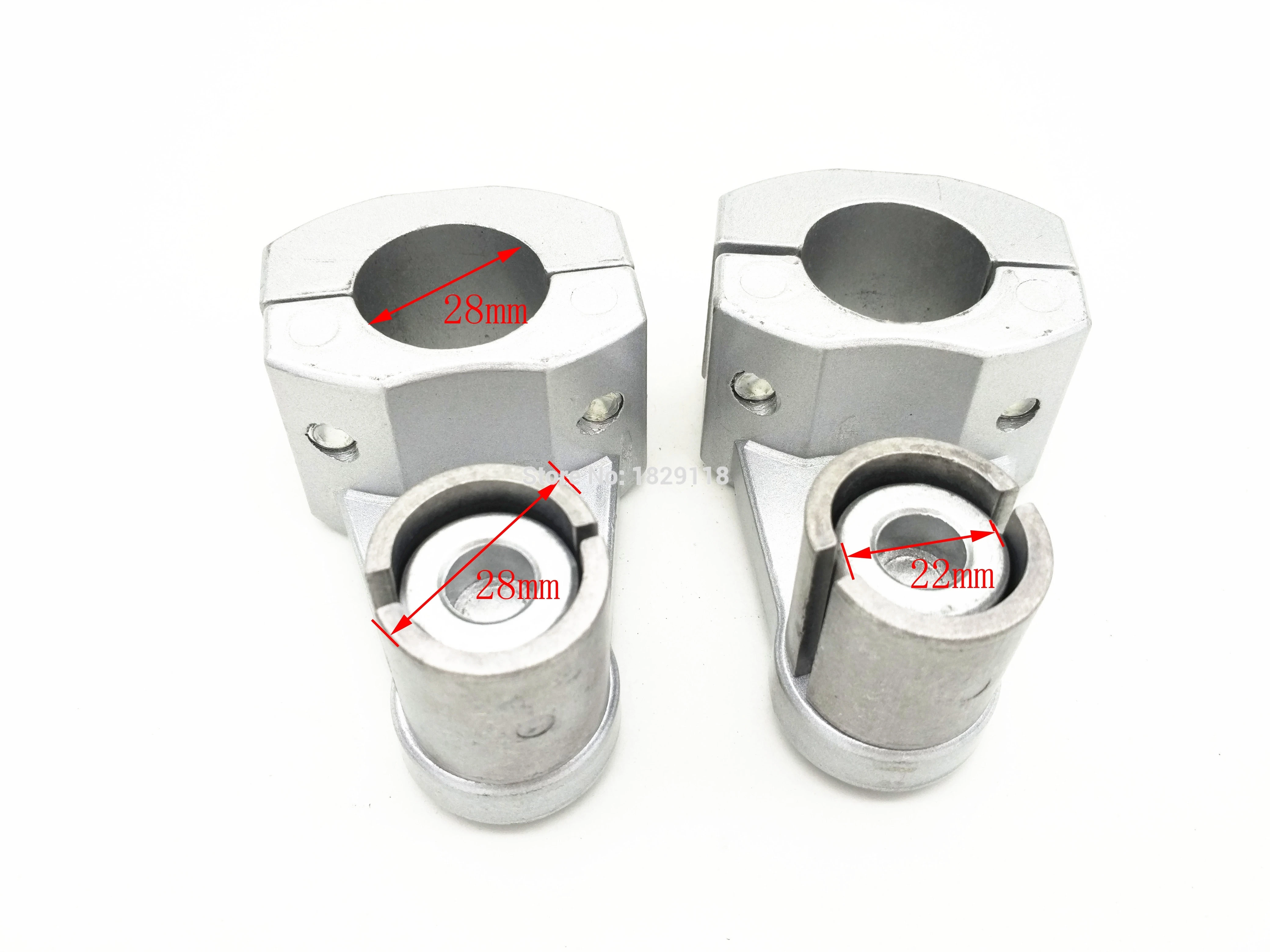 Универсальный поворотный 2-дюймовый руль для мотоцикла 7/8 дюйма 22 мм и 1-1/8 28 зажим