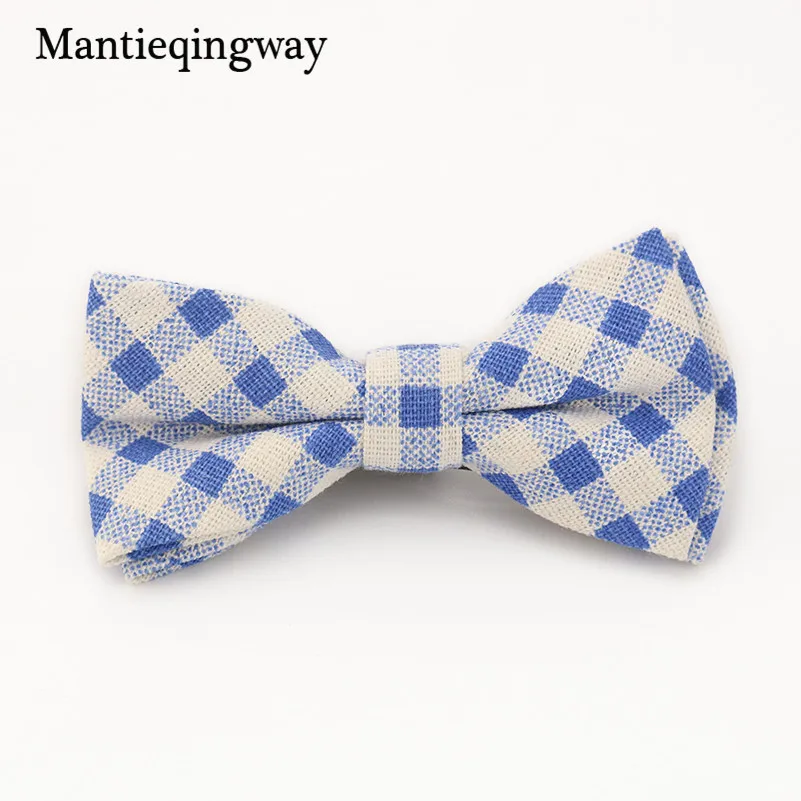 Mantieqingway/галстук-бабочка для мальчиков; детский Свадебный с принтом; галстук-бабочка из хлопка и льна с бантом; подарок; Noeud Papillon Gravata - Цвет: ETLJ050