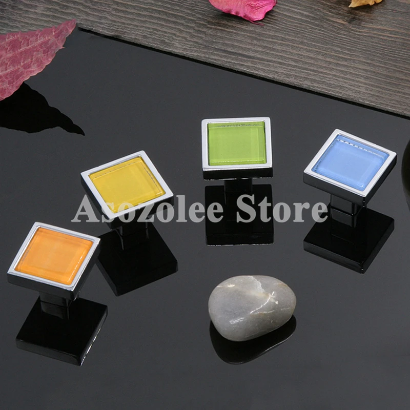 Мебельный квадратный ящик с одним отверстием выдвижные ручки для кухонного