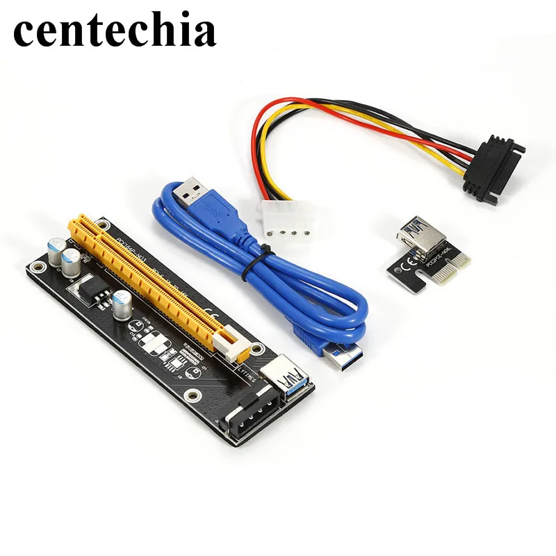 Карта расширения PCI Express 60 см 4 цвета кабель передачи данных от 1x до 16x USB 3 0 SATA к