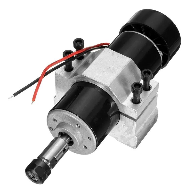 500W Spindle Motor ER11 Chuck CNC with 52mm Clamps and Power Supply Speed Governor For CNC Machine