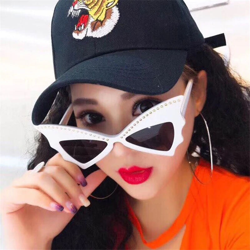 Винтажные дизайнерские солнцезащитные очки кошачий глаз с бабочкой 2018 ретро со