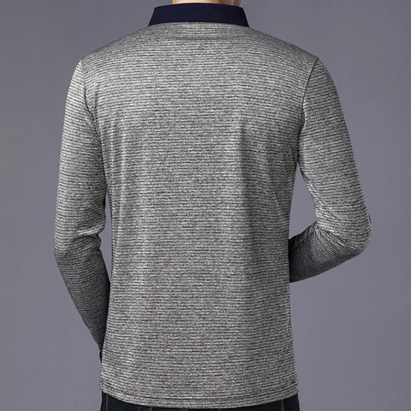 Liseaven футболки мужские Новое поступление Slim Fit рубашка с длинным рукавом футболки мужские повседневные футболки фирменная одежда для мужчин