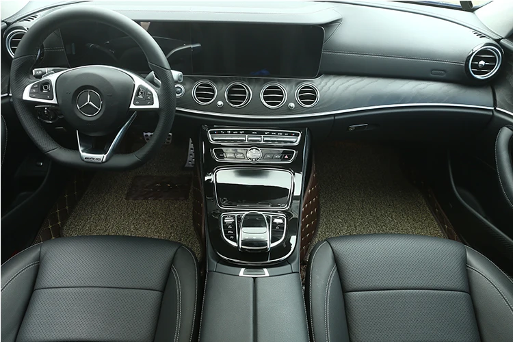 4 цвета центральная консоль Шестерня Панель рамка накладка наклейки для Mercedes Benz E класс W213- авто аксессуары