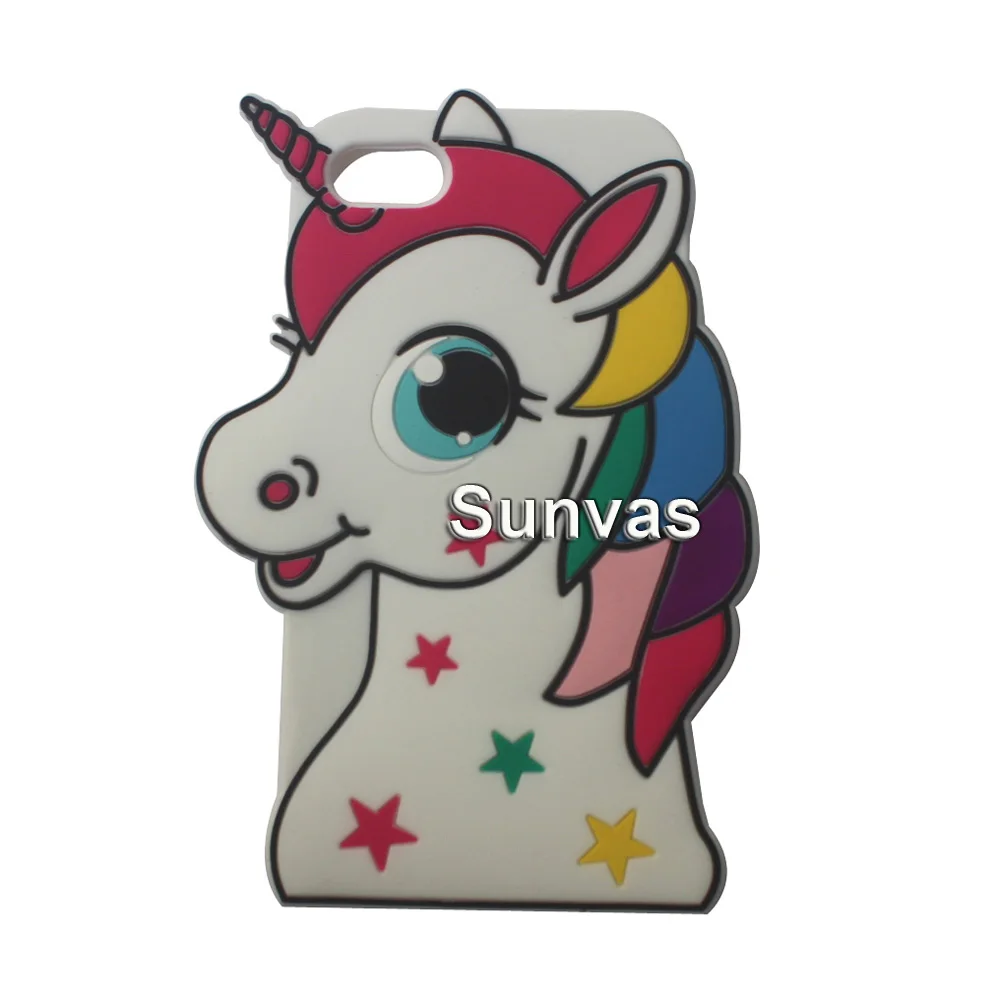 Милый мягкий силиконовый чехол с объемным рисунком животных для iPhone 5, 5S, 5C, SE, 6s, 7, 8 Plus, X, XS, XR, XS Max