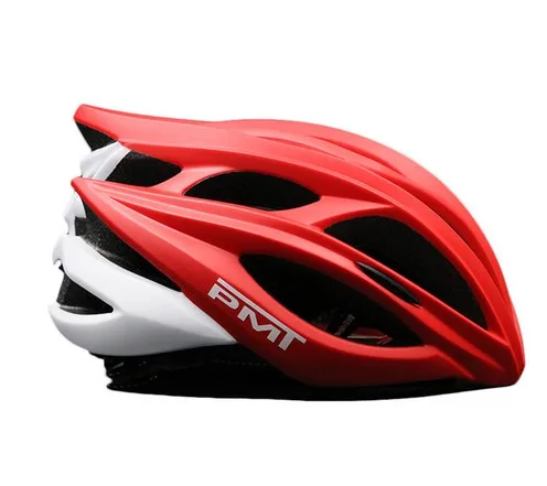 red PMT велосипедный шлем MTB горный велосипед шлем дорожный мужской женский профессиональный Сверхлегкий шлем для взрослых черный белый красный - Цвет: red