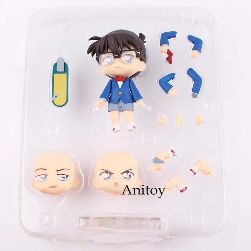 Nendoroid 803 фигурки детектива Конан Edogawa ПВХ Аниме Фигурка Коллекционная модель игрушки куклы 10 см
