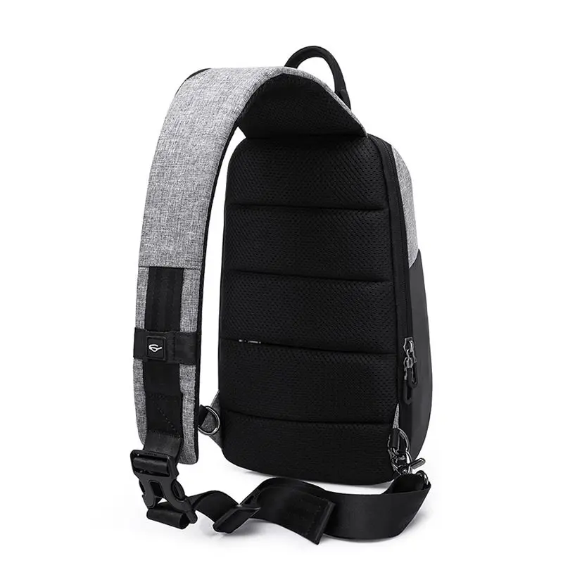 LHLYSGS Мужская мода Анти Вор USB подзарядка сумка на плечо Burglarproof через для