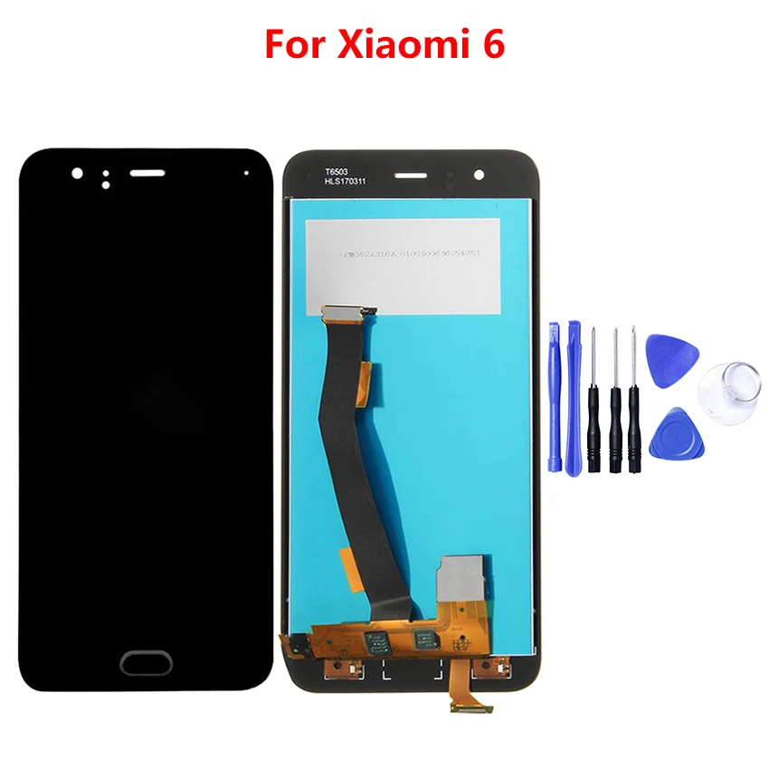 ЖК-дисплей с сенсорным экраном и рамкой в сборе для Xiaomi Mi 6 Mi6 5 15 дюйма | Мобильные