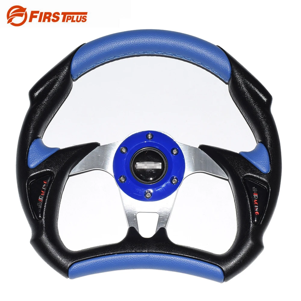 320mm 13inch PU leather Automobile Sport Racing Car Steering Wheel Auto Styling Black Red Silver Blue|racing car steering wheel|car wheelwheel |