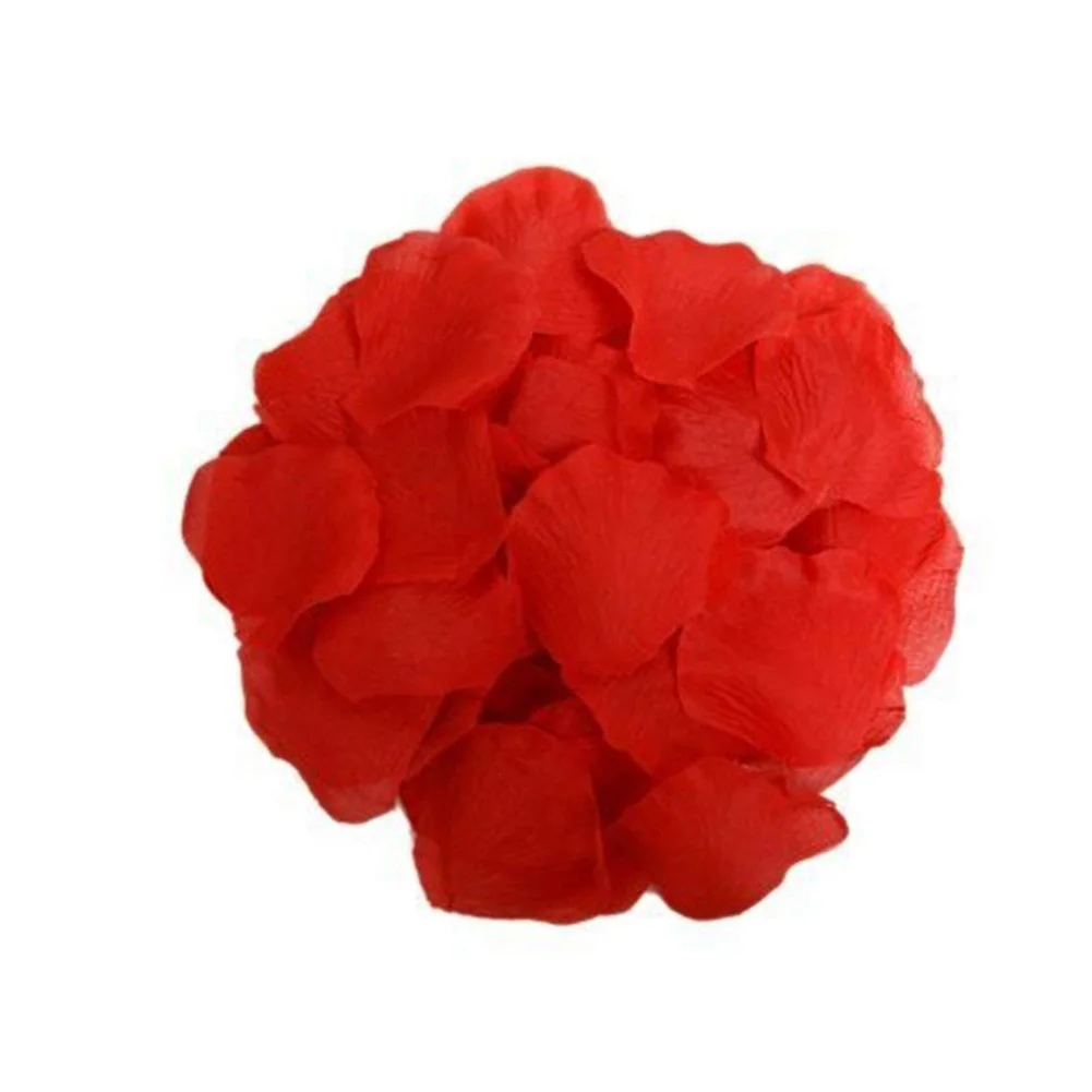 100 шт шелковые лепестки роз Искусственные цветов для Свадебные украшения