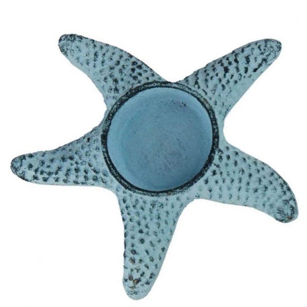 Подсвечник Starfish Винтажный стиль чугунный подсвечник Настольный чайный