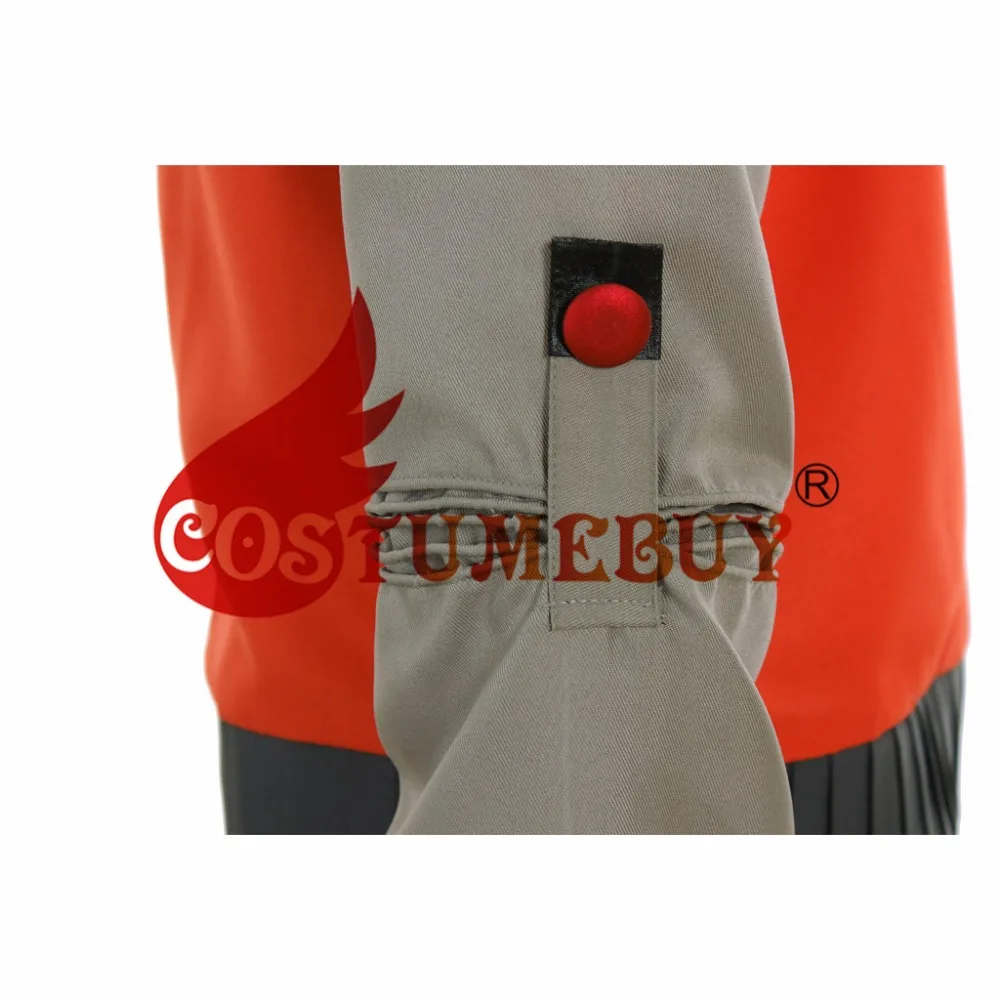 CostumeBuy фильм Назад в будущее Марти Макфлай Оранжевая Куртка Стоимость костюм Взрослый Косплей Костюм Топ L920