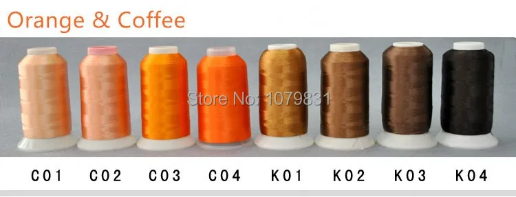 Эко дружественных огромный 3000 ярдов 3 конусов компьютеризированная полиэфирная