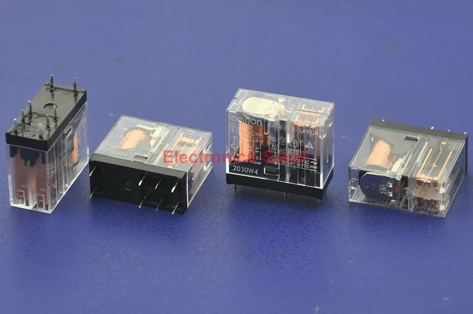 

(10 pcs/lot ) 5 Amp DPDT Power Relay, G2R-2, 12V DC