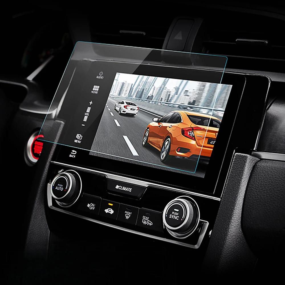 Закаленное стекло 9 дюймов с GPS навигацией Защитная пленка для Honda Civic 10th 4d Sedan 2016 2017