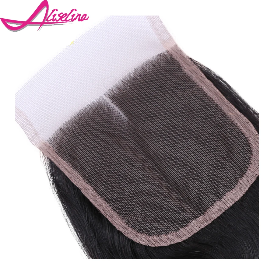 Перуанский Девственные Волосы С Закрытием Пучки Волосков Lace Closure Горячая