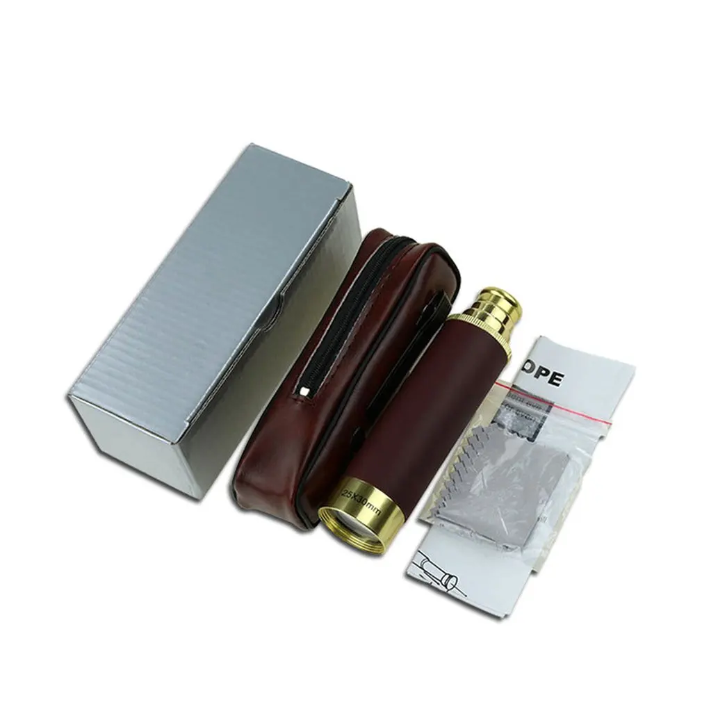 Пираты Карибского моря 25x30 телескоп монокулярный оптика Морской Латунь Spyglass