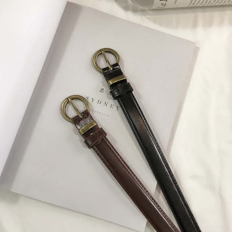 Ремень женский в Корейском стиле шикарный простой Универсальный студенческий