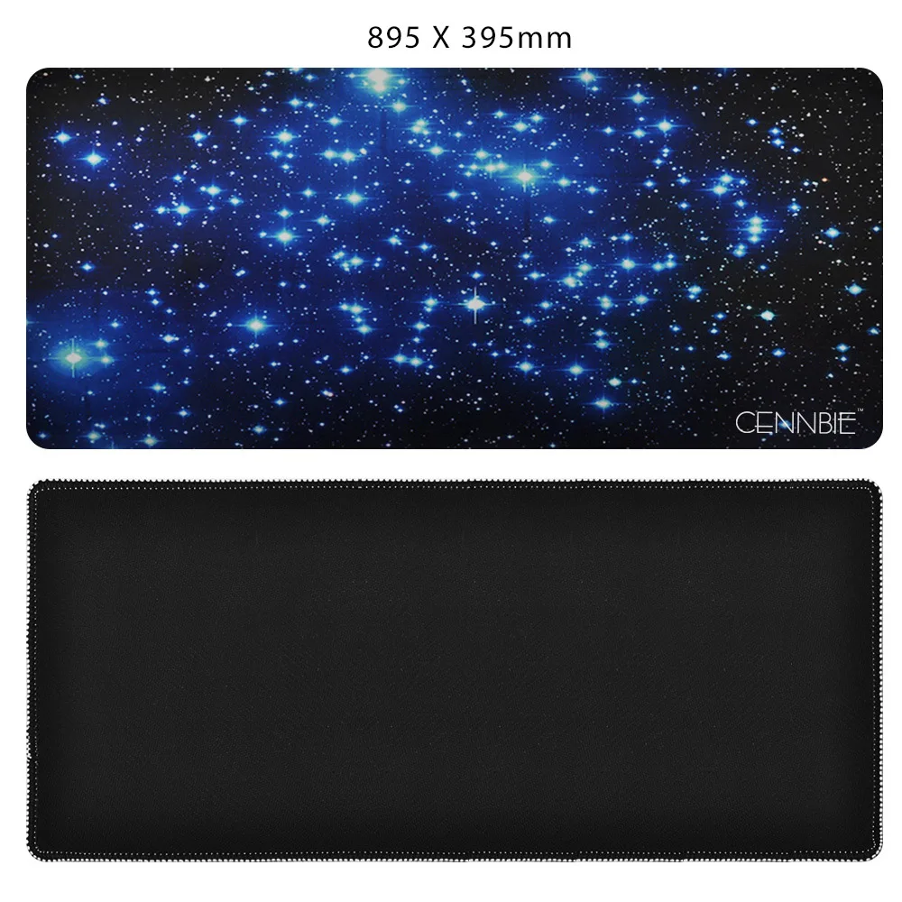 Большой игровой коврик для мыши CENNBIE 90x40 см XXL Lockedge компьютерный геймер CS GO