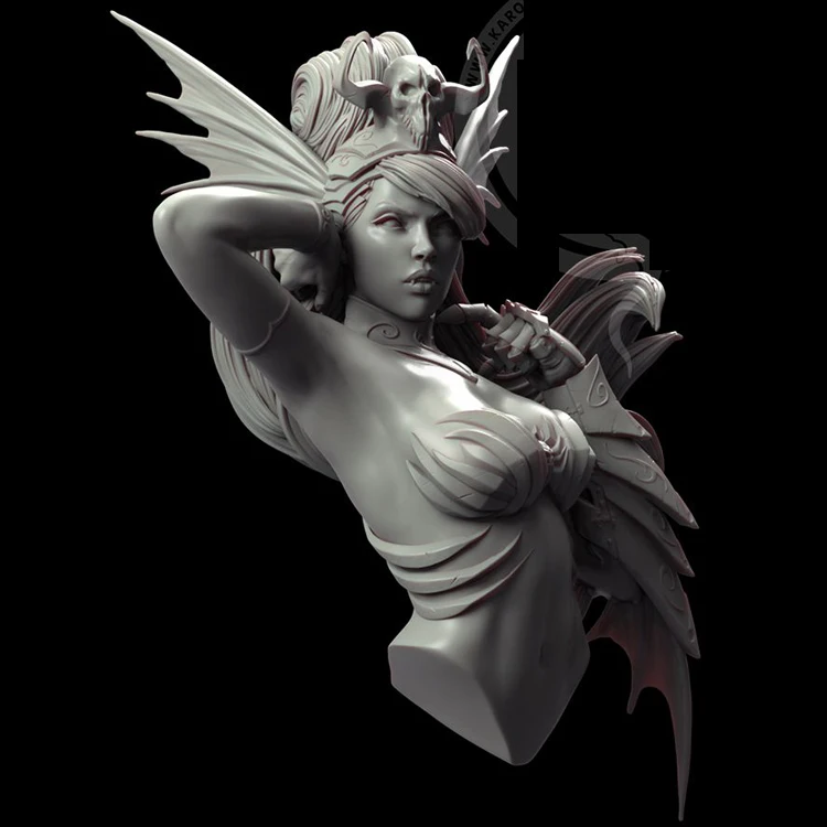 1/10 Lady Sibilla смоляная модель бюст GK тема научной фантастики несобранный и