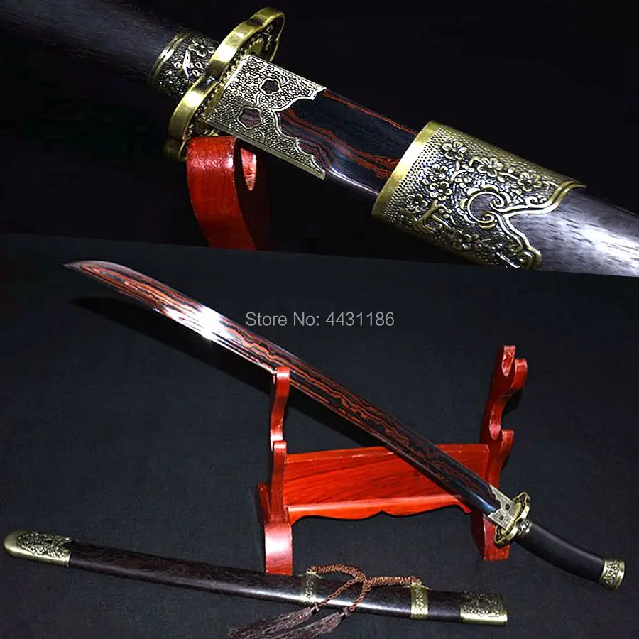 Ручная работа Китайский Меч дао WuShu меч Дао Meihua Qing острый нож из дамасской стали