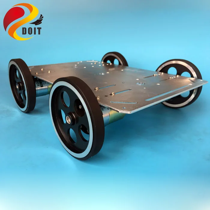 Металлическое шасси для автомобиля-робота DOIT C600 умное колесное транспортное