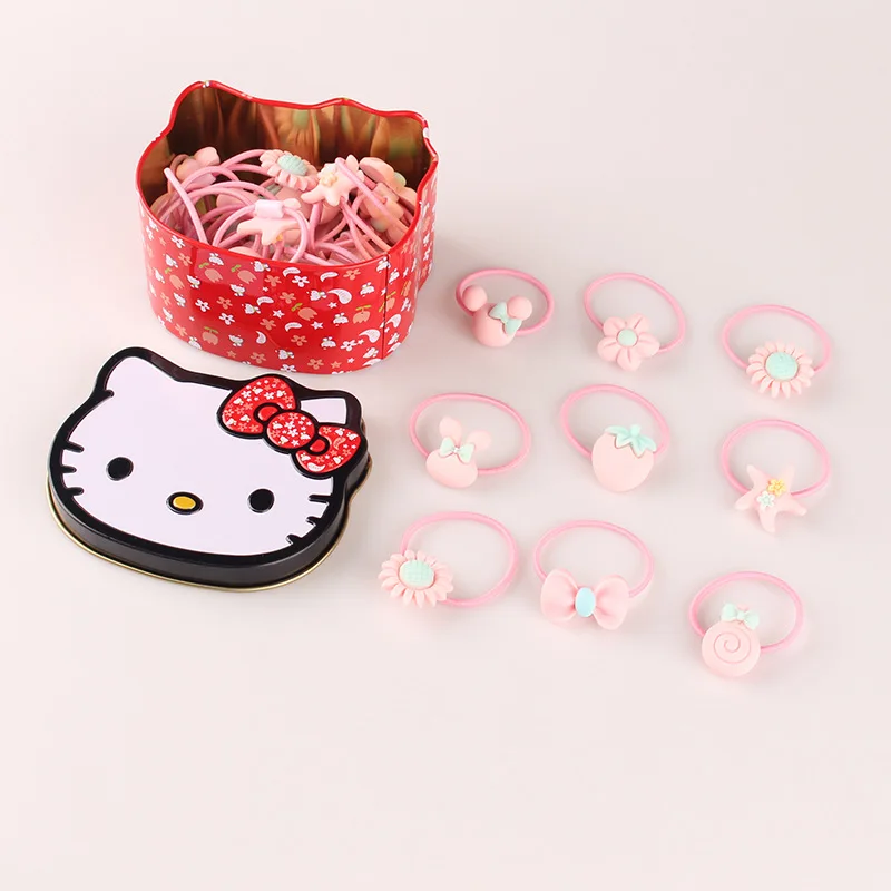 SLKMSWMDJ New Cute Children's Rubber Hair Accessories Baby Sun Flower Band Girls Set 40pcs | Детская одежда и обувь