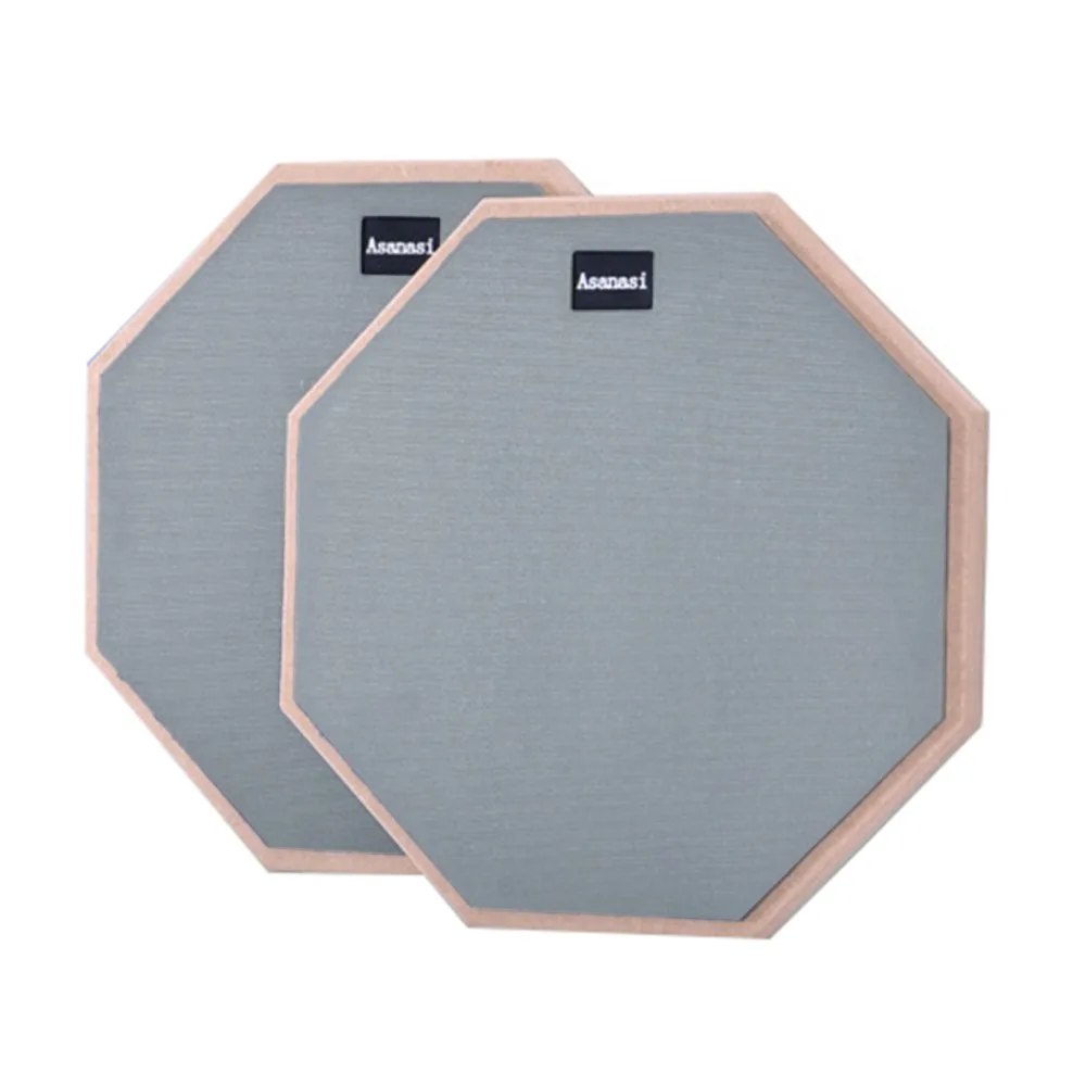 1 шт 12 дюймов резиновая деревянный немой барабан бесшумный практика Drumpad для