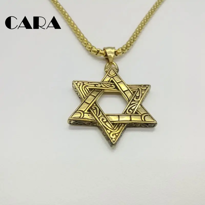 Новинка 2019 винтажное ожерелье золотого цвета из нержавеющей стали с
