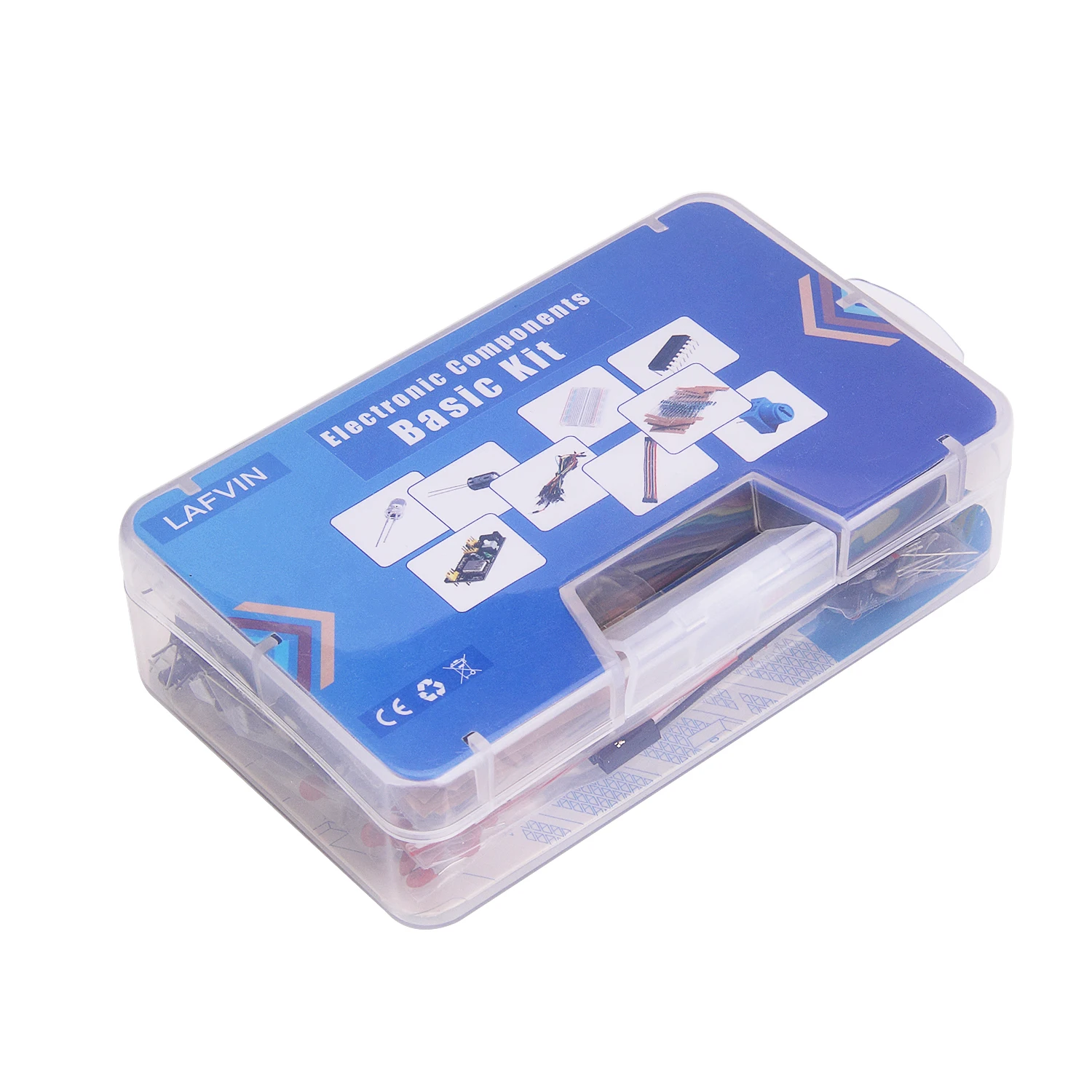 Базовый стартовый набор для электронных компонентов с макетным кабелем резистор