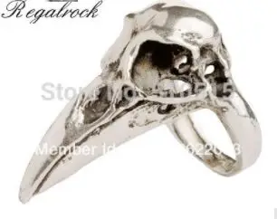 Regalrock Горячее предложение модное кольцо с птичьим черепом