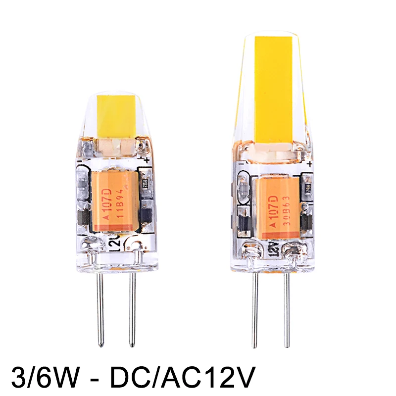 Светодиодная лампа G4 6 шт./лот 3 Вт 12 в пост. Тока|led bulb|cob led bulblight for |