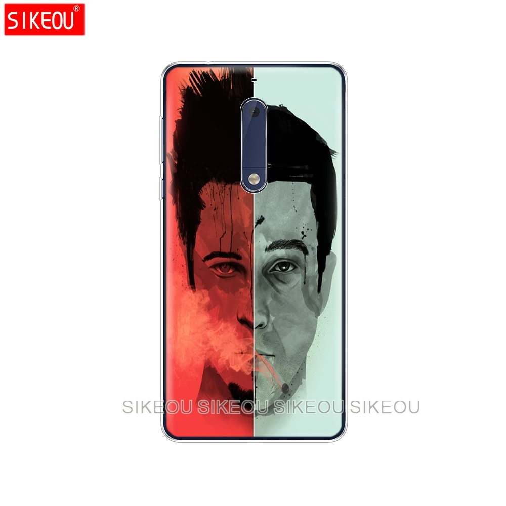Силиконовый чехол для телефона Nokia 5 3 6 7 PLUS 8 9/Nokia 1 2 2018 Fight Club 1999|Бамперы| |