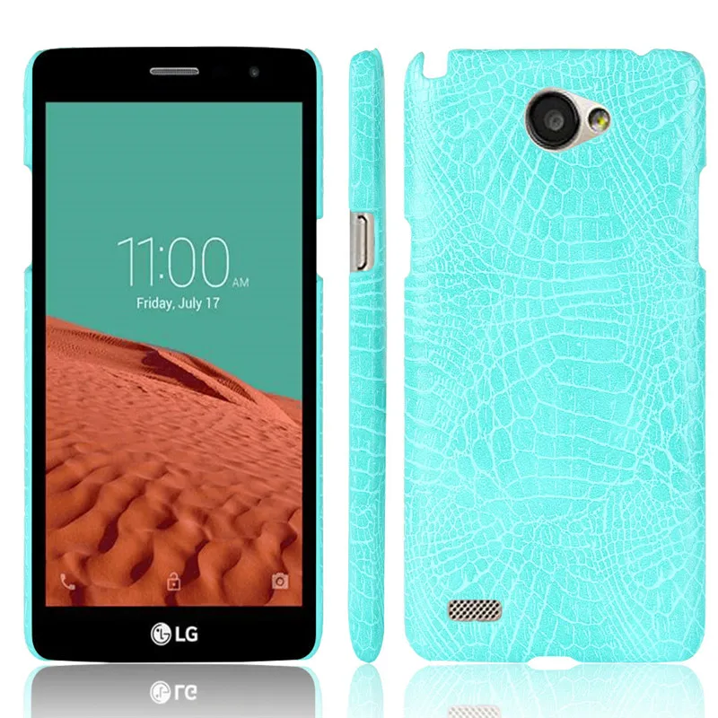 Для LG Bello II Max X155 чехол под крокодиловую кожу жесткий из поликарбоната с текстурой