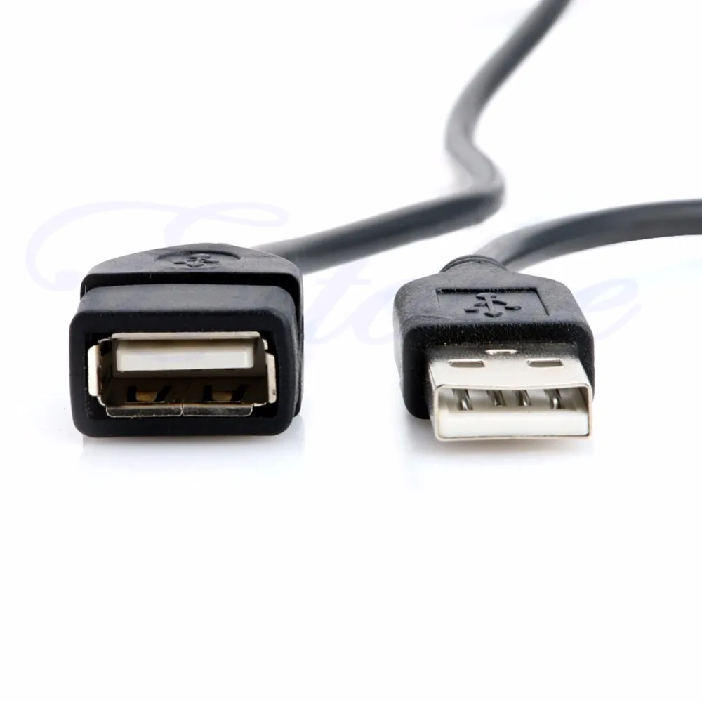 2018 3FT 1 м USB 2 0 Мужской Женский продлить кабель-удлинитель шнура Extender для