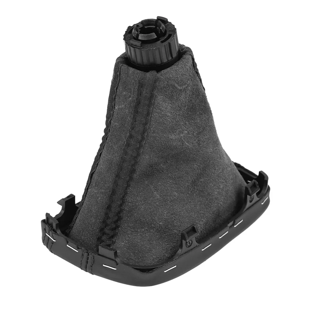 Ручка рычага переключения передач Gaiter Boot Cover черная кожа для Audi A3 S3 RS3 10-12