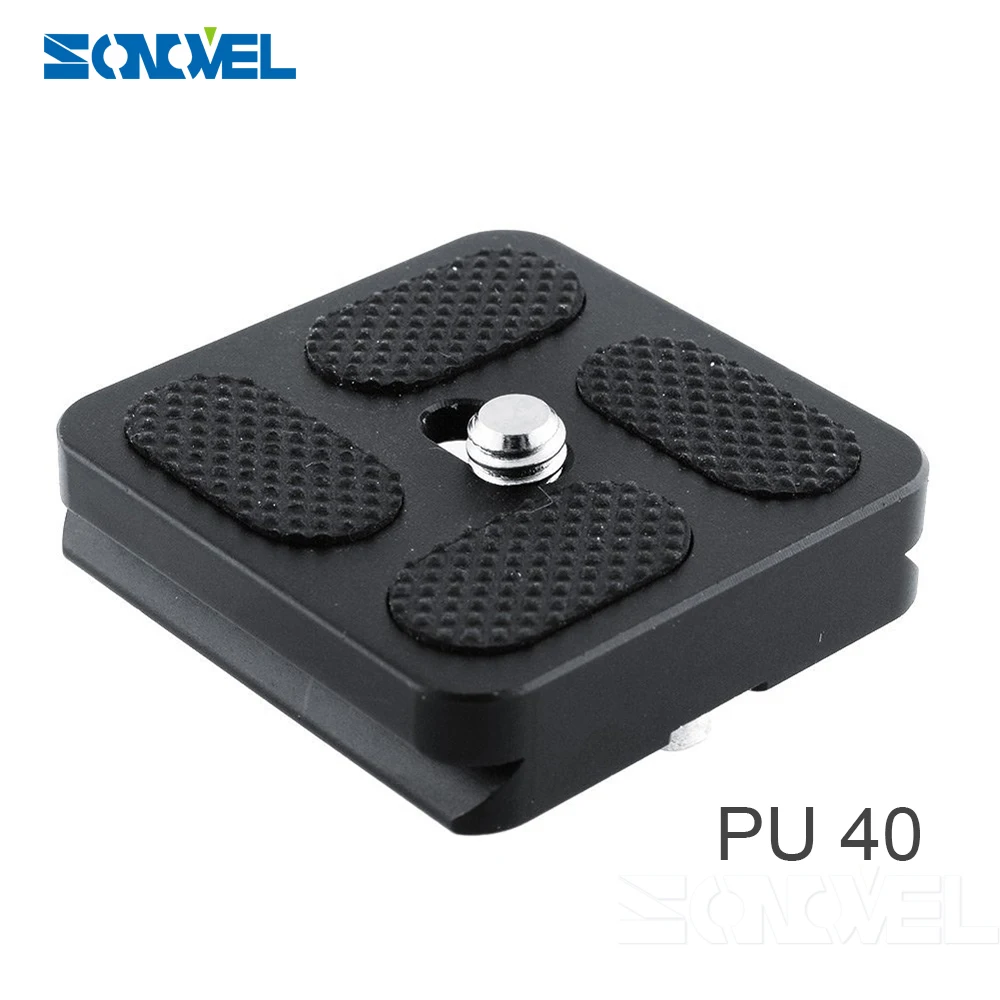 БЫСТРОРАЗЪЕМНАЯ пластина PU40 PU50 PU60 PU70 с винтовым креплением 1/4 &quotдля монопода Arca