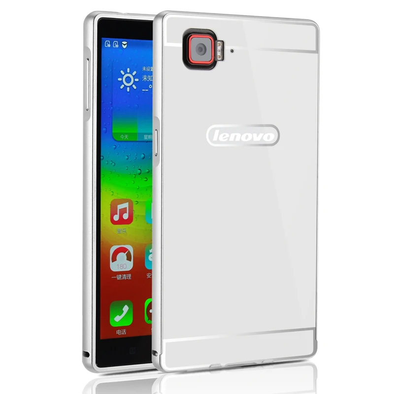 Для Lenovo Vibe Z2 Pro Чехол для телефона Роскошный металлический каркас зеркальная