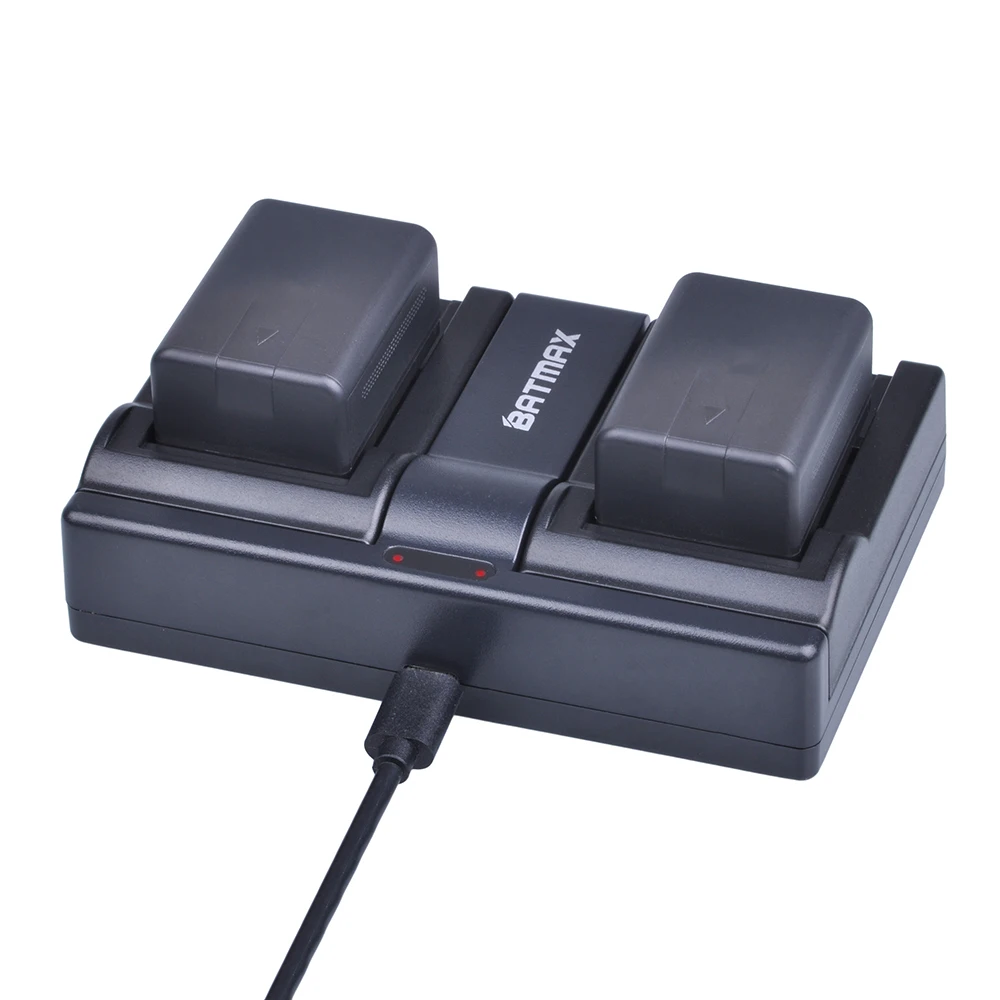 Аккумулятор Batmax 3pc VW VBT190 + USB Dual Charger для Panasonic|Цифровые аккумуляторы| |