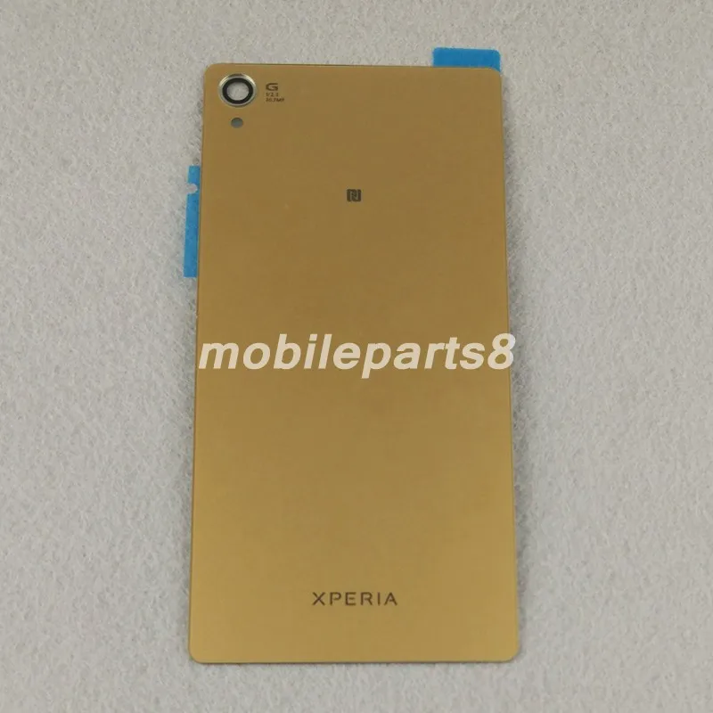 30 шт./лот Батарея задняя крышка стекла для sony Z3 L55T L55U D6603 D6653 запасные части для задней крышки Батарея двери Корпус стекло