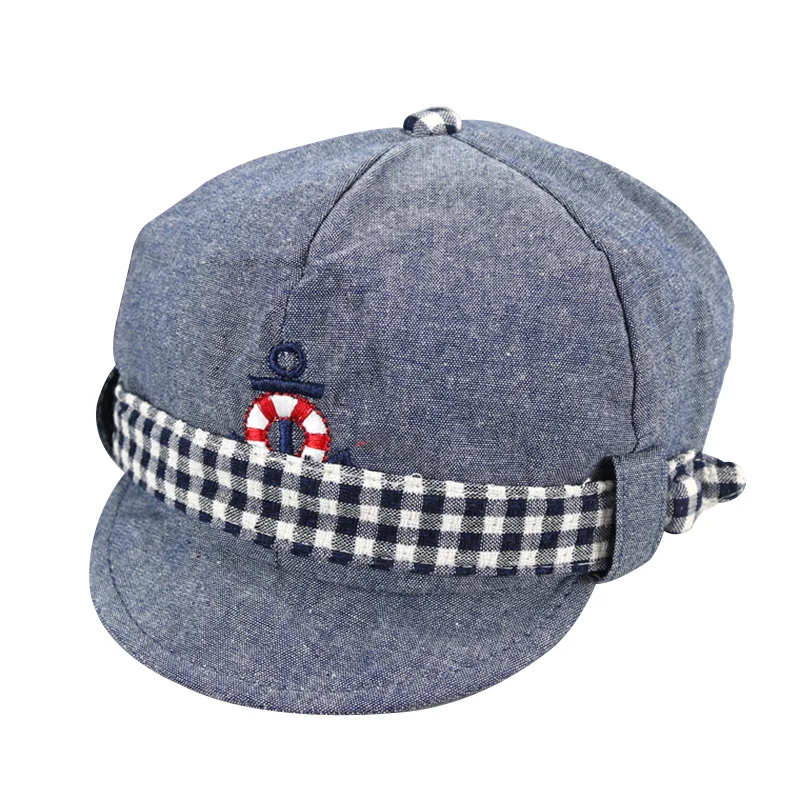 Кепка для мальчиков и девочек Seaman мягкая хлопковая кепка новорожденных